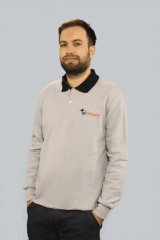 polo  Yaka Fermuarlı Sweat